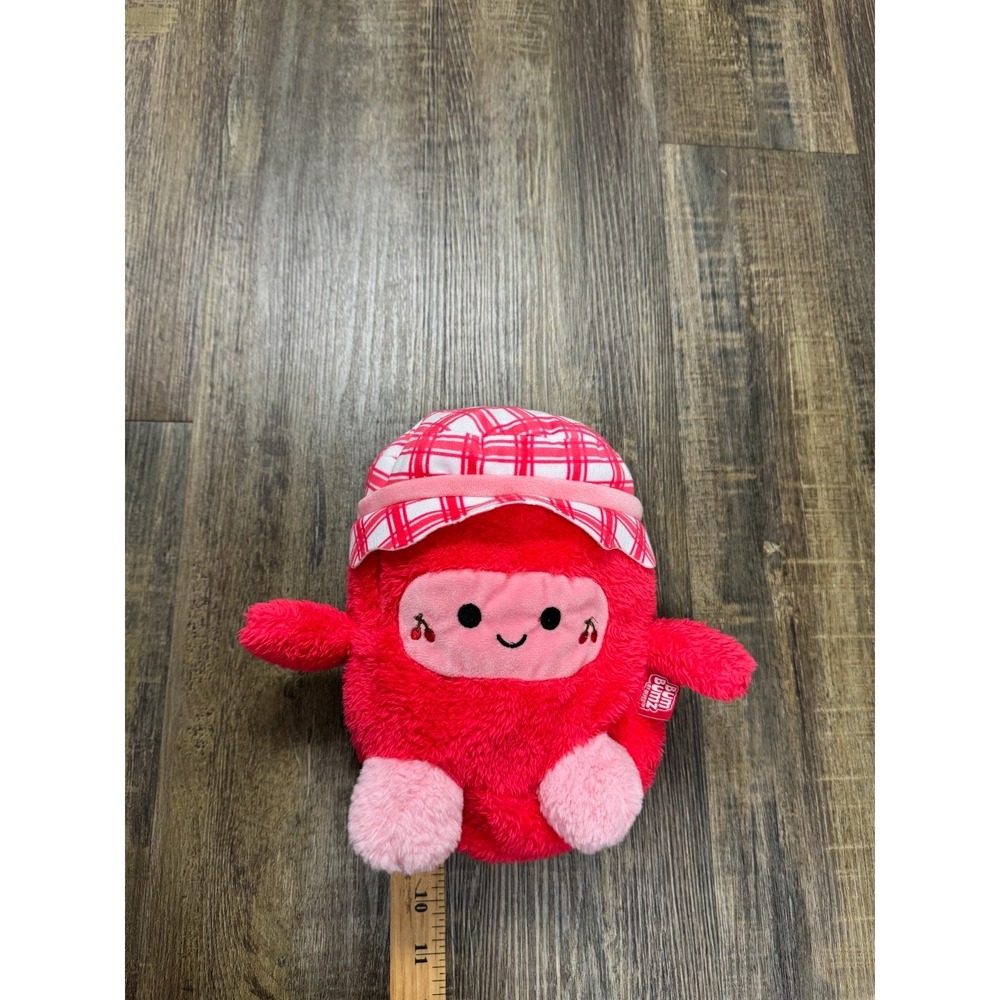 Bum Bumz PicnicBumz Chloe the Cherry 7.5 Plush Toy Russ Jazwares Red Hat